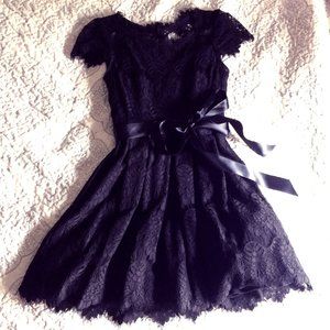 Black Lace Cocktail Dress